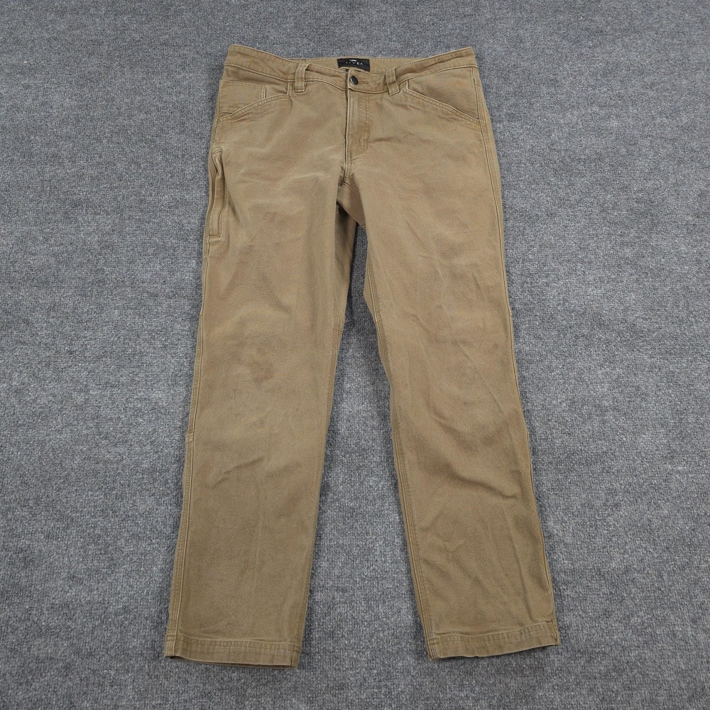 Sitka Gear Pants Mens 36x31 Brown Harvester Canvas Performance Hunting Outdoors